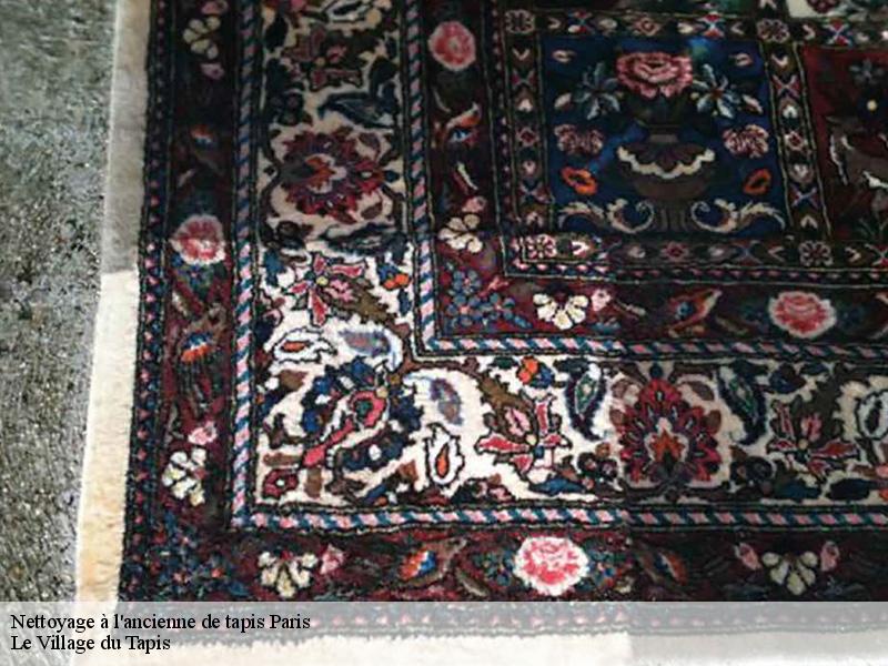 Nettoyage à l'ancienne de tapis  paris-75000 Le Village du Tapis