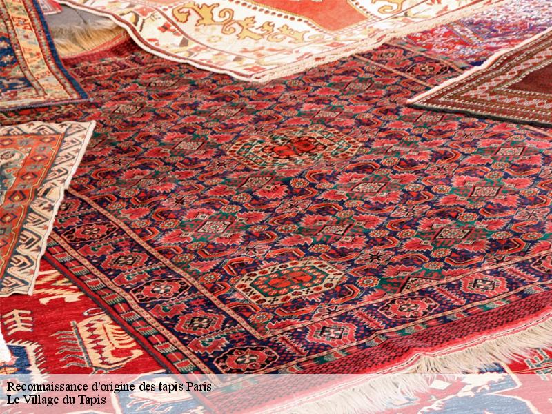 Reconnaissance d'origine des tapis  paris-75000 Le Village du Tapis