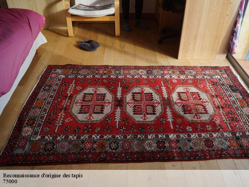 Reconnaissance d'origine des tapis  paris-75000 Le Village du Tapis