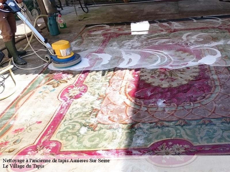 Nettoyage à l'ancienne de tapis  asnieres-sur-seine-92600 Le Village du Tapis