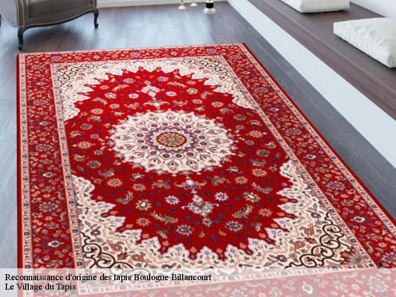 Reconnaissance d'origine des tapis  boulogne-billancourt-92100 Le Village du Tapis